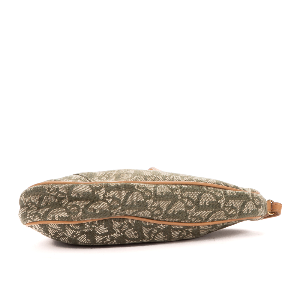 Dior Saddle in Khaki Monogram canvas - Picture 5 of 8